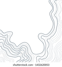 topographic map , vector,abstract height lines isolated on white background