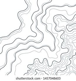 topographic map,abstract height lines isolated on white background , vector
