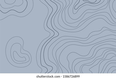 topographic maps abstract elevation lines isolated on gray background