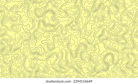 Antecedentes topográficos de mapas de lujo. Patrón o textura geográfico abstracto. El contorno o fondo de pantalla. Terreno de montaña o sendero. Ilustración vectorial.