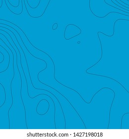 Topographic vector map. Vector illustretion. Geographi map in contours and lines.