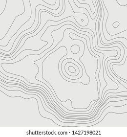 Topographic vector map. Vector illustretion. Geographi map in contours and lines.