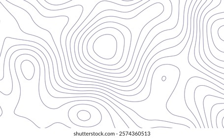 Topographic wave grid map. Seamless pattern and banner design. Modern design white background.