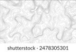 Topography background. Vector banner. Topography background. Vector geographic contour map. Background of the topographic map. Topographic map lines, contour background.	