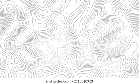 Topography background. Vector banner. Topography background. Vector geographic contour map. Background of the topographic map. Topographic map lines, contour background.