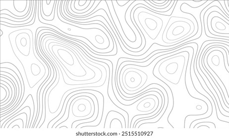 Topography background. Vector banner. Topography background. Vector geographic contour map. Background of the topographic map. Topographic map lines, contour background.