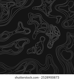 Fondo de topografía. Anuncio de Vector. Fondo de topografía. Mapa de contorno geográfico del Vector. Antecedentes del mapa topográfico. Líneas de mapa topográfico, fondo de contorno.