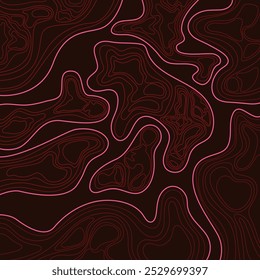 Fondo de topografía. Anuncio de Vector. Fondo de topografía. Mapa de contorno geográfico del Vector. Antecedentes del mapa topográfico. Líneas de mapa topográfico, fondo de contorno.