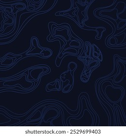 Topografischer Hintergrund. Vektorbanner. Topografischer Hintergrund. Vektorgrafik der geografischen Kontur. Hintergrund der topografischen Karte. Topografische Kartenlinien, Konturhintergrund.
