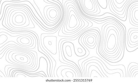 Topografischer Hintergrund. Vektorbanner. Topografischer Hintergrund. Vektorgrafik der geografischen Kontur. Hintergrund der topografischen Karte. Topografische Kartenlinien,