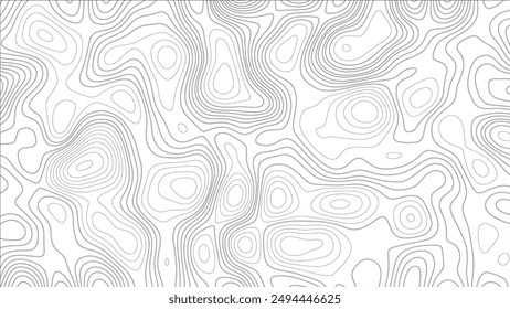 Topography background. Vector banner. Topography map background. Vector geographic contour map. Background of the topographic map. Topographic map lines, contour background.	