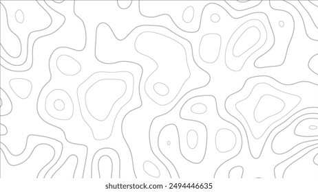 Topography background. Vector banner. Topography map background. Vector geographic contour map. Background of the topographic map. Topographic map lines, contour background.	