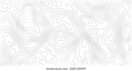 Topography background. Vector banner. Topography map background. Vector geographic contour map. Background of the topographic map. Topographic map lines, contour background. 