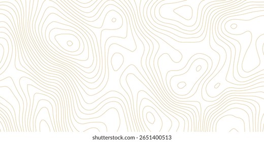 Plano de fundo da topografia. Banner do vetor. Plano de fundo do mapa de topografia. Mapa do contorno geográfico do vetor. Fundo do mapa topográfico. Linhas do mapa topográfico, plano de fundo do contorno. 