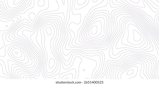 Plano de fundo da topografia. Banner do vetor. Plano de fundo do mapa de topografia. Mapa do contorno geográfico do vetor. Fundo do mapa topográfico. Linhas do mapa topográfico, plano de fundo do contorno. 