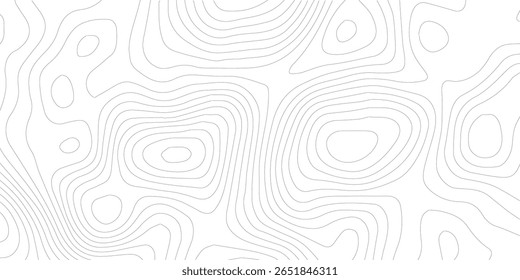 Plano de fundo da topografia. Banner do vetor. Plano de fundo do mapa de topografia. Mapa do contorno geográfico do vetor. Fundo do mapa topográfico. Linhas do mapa topográfico, plano de fundo do contorno. 