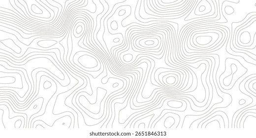 Plano de fundo da topografia. Banner do vetor. Plano de fundo do mapa de topografia. Mapa do contorno geográfico do vetor. Fundo do mapa topográfico. Linhas do mapa topográfico, plano de fundo do contorno. 