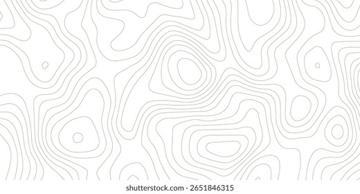 Plano de fundo da topografia. Banner do vetor. Plano de fundo do mapa de topografia. Mapa do contorno geográfico do vetor. Fundo do mapa topográfico. Linhas do mapa topográfico, plano de fundo do contorno. 