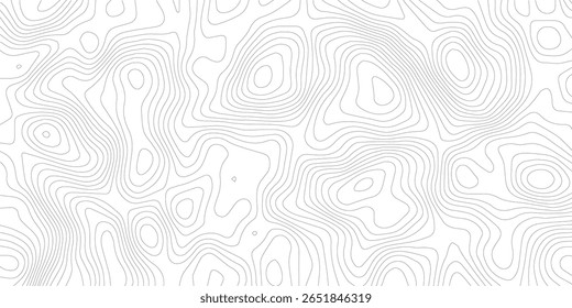 Plano de fundo da topografia. Banner do vetor. Plano de fundo do mapa de topografia. Mapa do contorno geográfico do vetor. Fundo do mapa topográfico. Linhas do mapa topográfico, plano de fundo do contorno. 