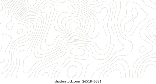 Plano de fundo da topografia. Banner do vetor. Plano de fundo do mapa de topografia. Mapa do contorno geográfico do vetor. Fundo do mapa topográfico. Linhas do mapa topográfico, plano de fundo do contorno. 