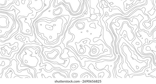 Topography background. Vector banner. Topography map background. Vector geographic contour map. Background of the topographic map. Topographic map lines, contour background.	