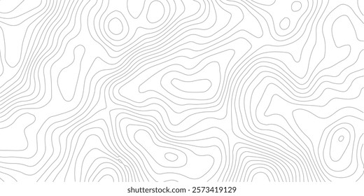 Topography background. Vector banner. Topo, Background of the topographic map. Topographic map lines, contour background. Vector geographic contour map.
