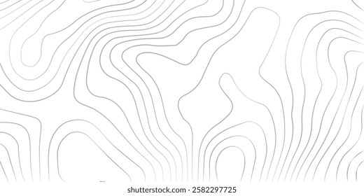 Topography background. Vector banner. Background of the topographic map. Topographic map lines, contour background. Topography background. Vector geographic contour map. 