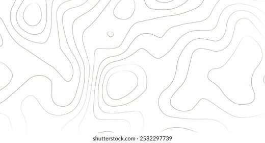 Topography background. Vector banner. Background of the topographic map. Topographic map lines, contour background. Topography background. Vector geographic contour map. 