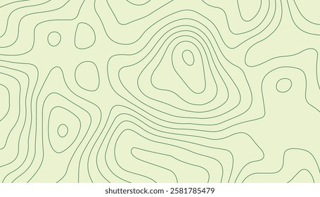 Topography contour map background illustration. Vector geographic contour map.