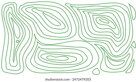 Topography Contour Wavy Line Background