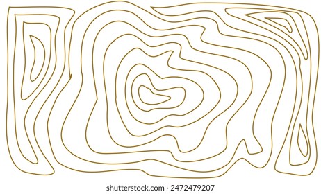 Topographie Kontur Wellenlinie Hintergrund