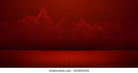 Topography Data Dark Red lines backgrounds for ecommerce signs retail shopping, advertisement business agency, ads campaign marketing, email newsletter, landing pages, header webs, video animation pic