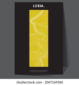 topography gold and silver background