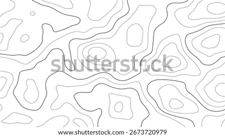 Topography grid relief vector design with minimalist white contour patterns, seamless abstract terrain mapping background for topographic, natural, landscape, hiking, and scientific artwork projects