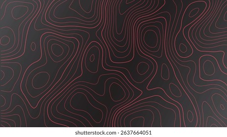 Topography map background in vintage expedition style featuring hand-drawn contour lines, detailed terrain elevation, retro geographic grid perfect for wilderness, hiking, and outdoor themed designs.