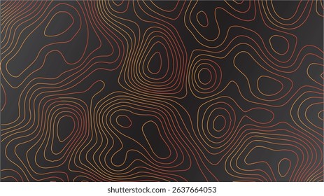 Topography map background in vintage expedition style featuring hand-drawn contour lines, detailed terrain elevation, retro geographic grid perfect for wilderness, hiking, and outdoor themed designs.