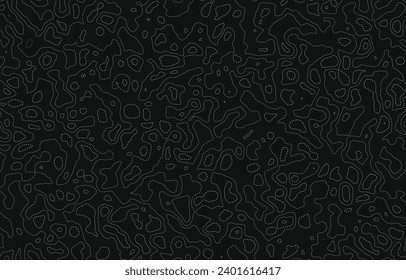 Topography Map Lines Background. Topography Lines Contour Background. Abstract Topographic Pattern for Geographic Concept. Vector Illustration
