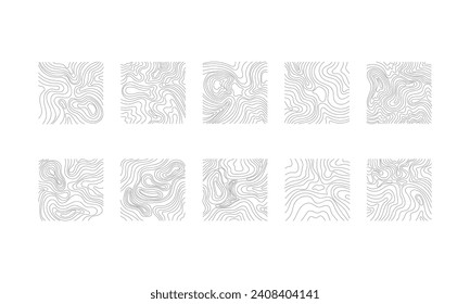 Topography Pattern Line Element Object