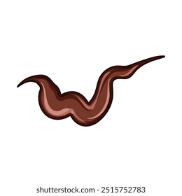 topping chocolate drip sause cartoon. ganache decadent, rich smooth, indulgent homemade topping chocolate drip sause sign. isolated symbol vector illustration