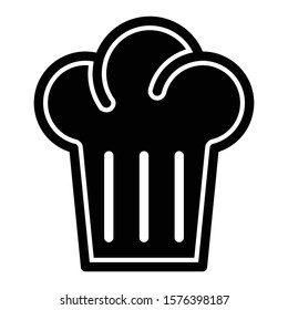 toque icon glyph vector design