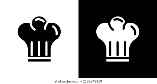 toque icon linear logo isolated