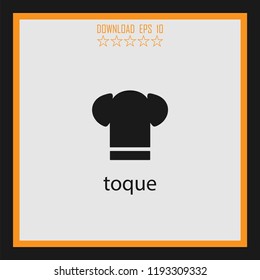 toque vector icon