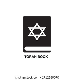 TORAH BOOK ICON , JEWISH ICON