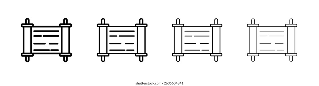 Torah icon Flat illustration sign