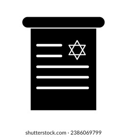 torah icon illustration vector isolated