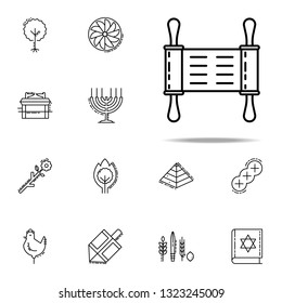 Torah icon. Judaism icons universal set for web and mobile