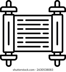 Torá Nuevo Vector de diseño de iconos creativos