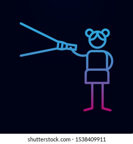 Torch, adventure nolan icon. Simple thin line, outline vector of adventure icons for ui and ux, website or mobile application