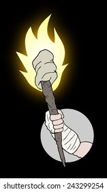 Torch cartoon