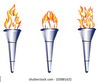 Torch, Flame, Fire